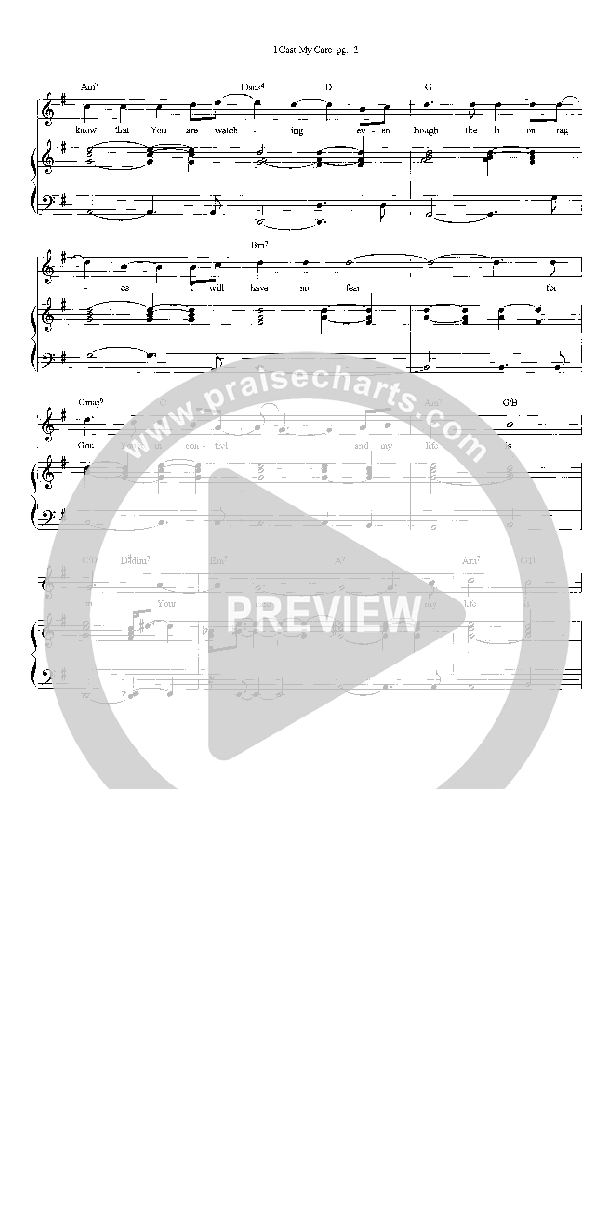 I Cast My Care Lead & Piano (Heath Jarvis)