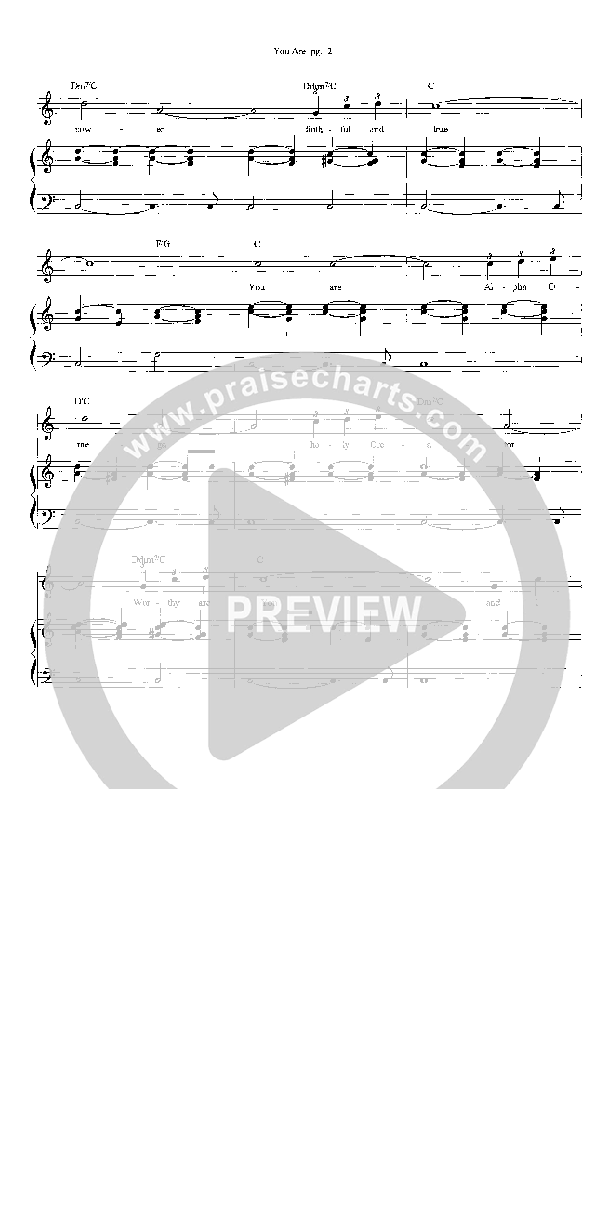 You Are Lead & Piano (Heath Jarvis)