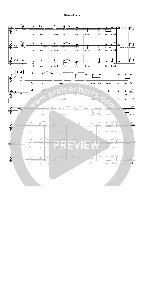 I'm Redeemed Lead & Piano (Heath Jarvis)