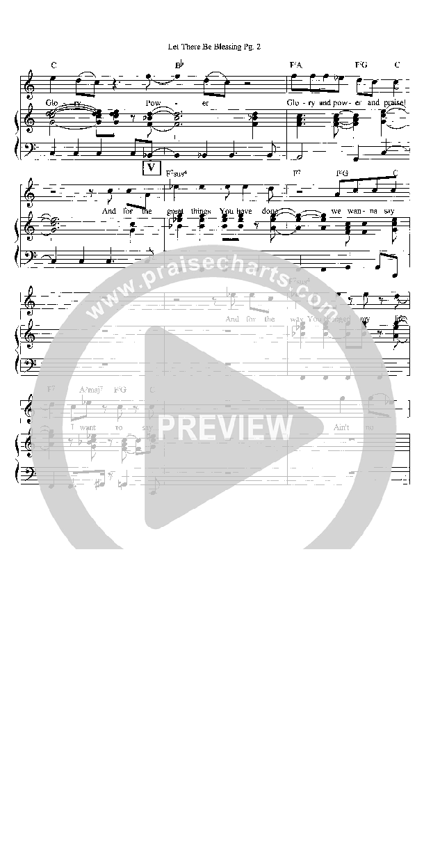 Let There Be Blessing Lead & Piano (Heath Jarvis)