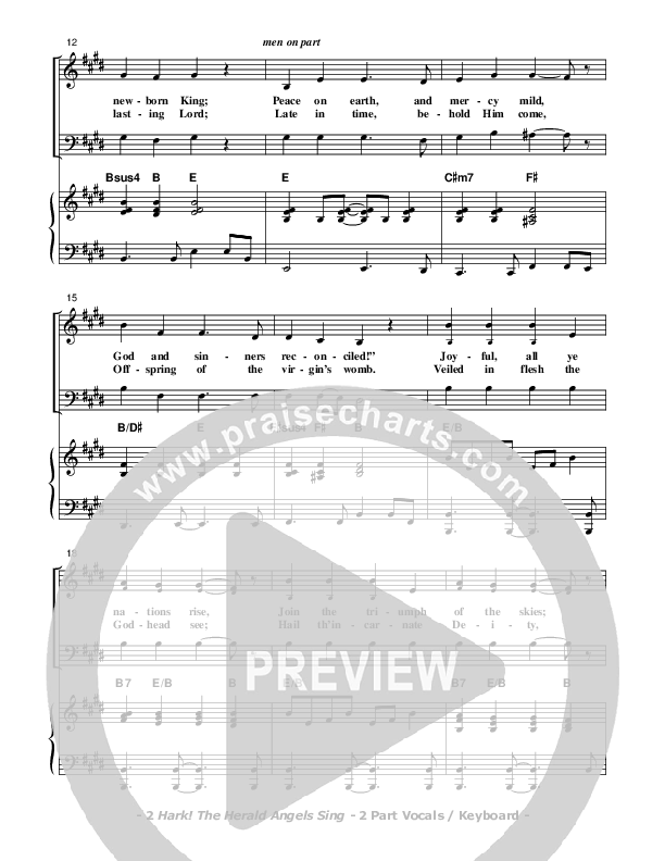 Hark The Herald Angels Sing Lead & Piano (Don Chapman)