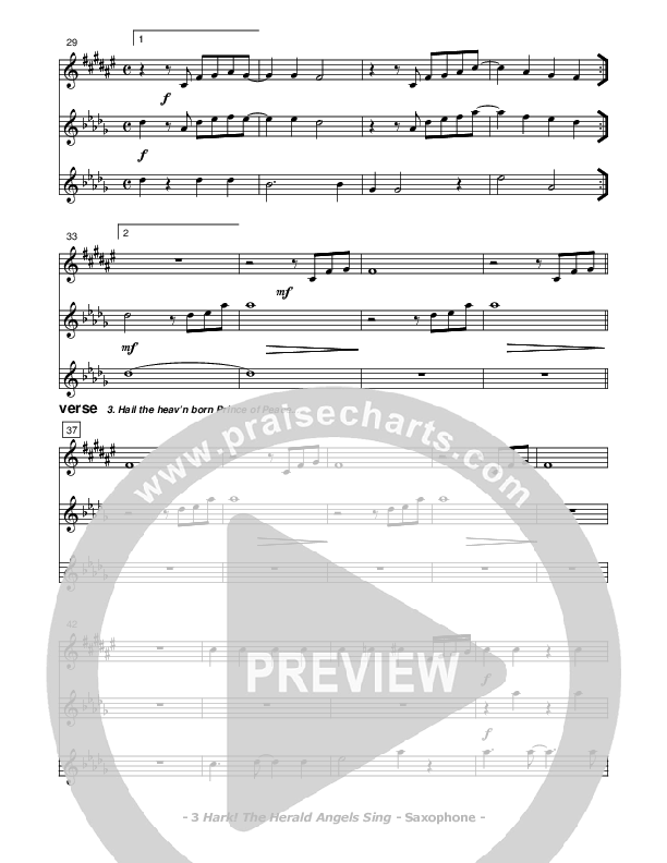 Hark The Herald Angels Sing Saxophone (Don Chapman)