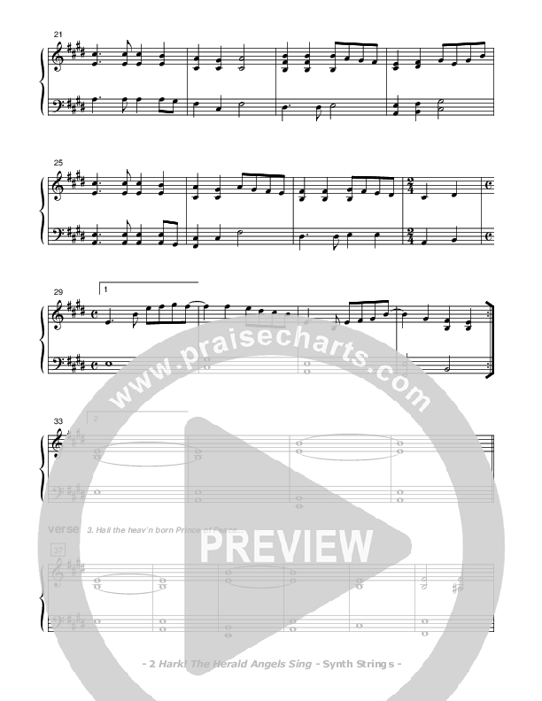 Hark The Herald Angels Sing Synth Strings (Don Chapman)