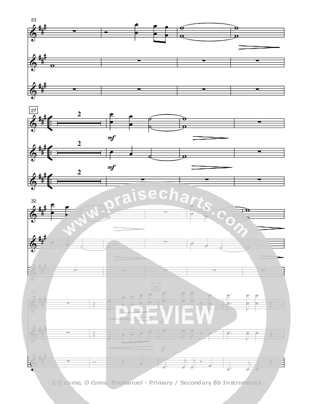 O Come O Come Emmanuel Bb Instruments (Don Chapman)