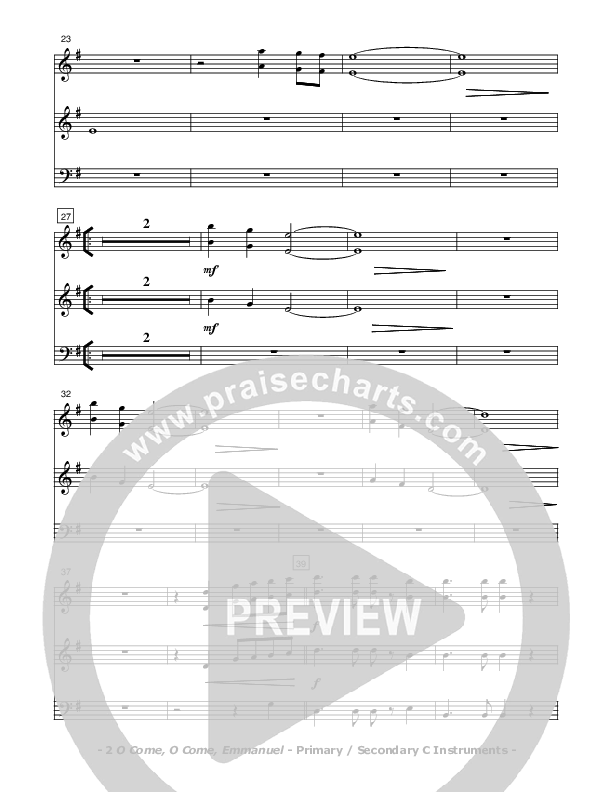 O Come O Come Emmanuel C Instruments (Don Chapman)