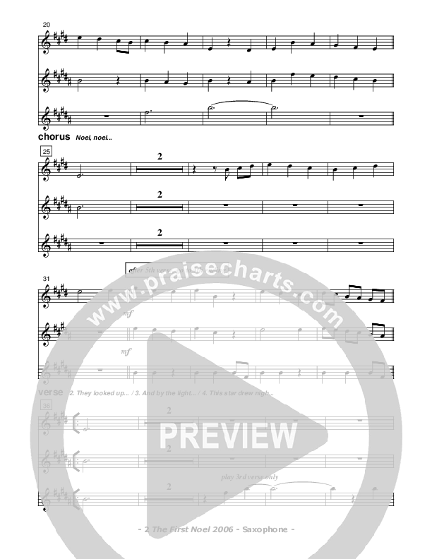 The First Noel Saxophone (Don Chapman)