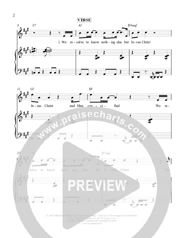 Soli Deo Gloria Piano/Vocal (Sovereign Grace)