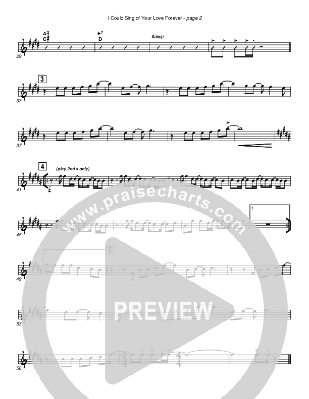 I Could Sing Of Your Love Forever Soprano Sax (Cherry Hills Community Church)