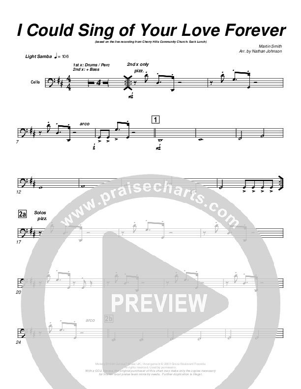 I Could Sing Of Your Love Forever Viola (Cherry Hills Community Church)