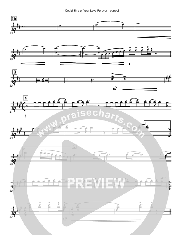 I Could Sing Of Your Love Forever Violin 1 (Cherry Hills Community Church)