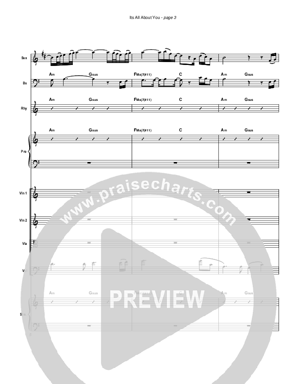 It's All About You Orchestration (Cherry Hills Community Church)