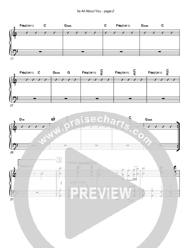 It's All About You Synth Strings (Cherry Hills Community Church)