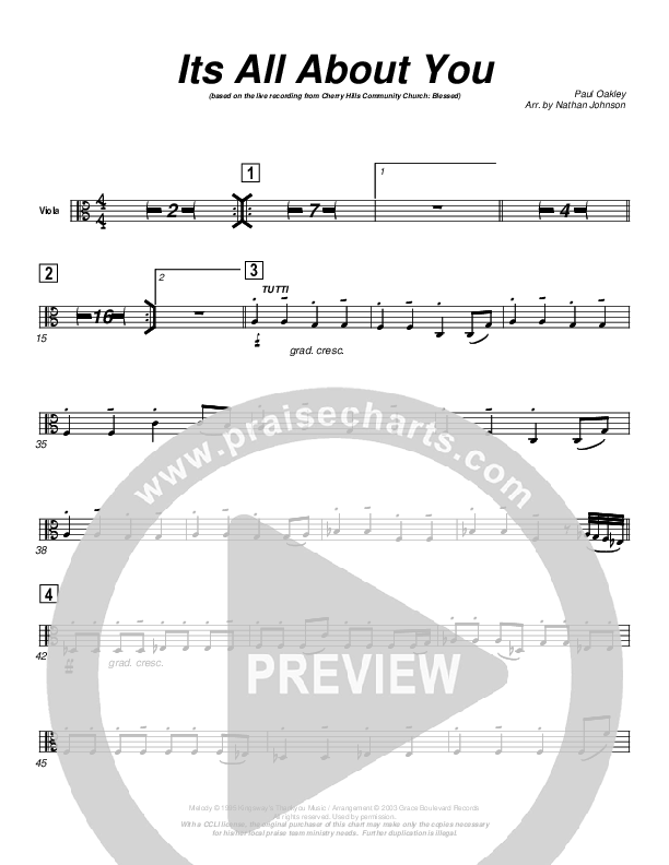 It's All About You Viola (Cherry Hills Community Church)