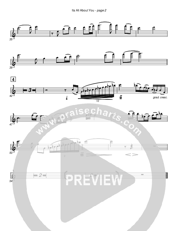 It's All About You Violin 1 (Cherry Hills Community Church)