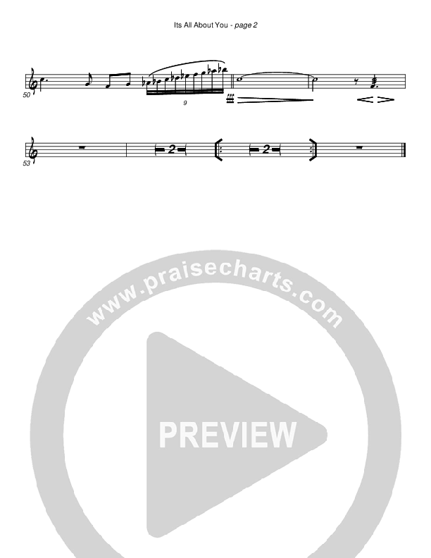 It's All About You Violin 2 (Cherry Hills Community Church)