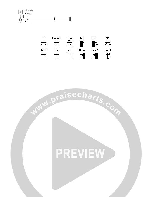So I Will Trust In You Lead Sheet (Sovereign Grace)