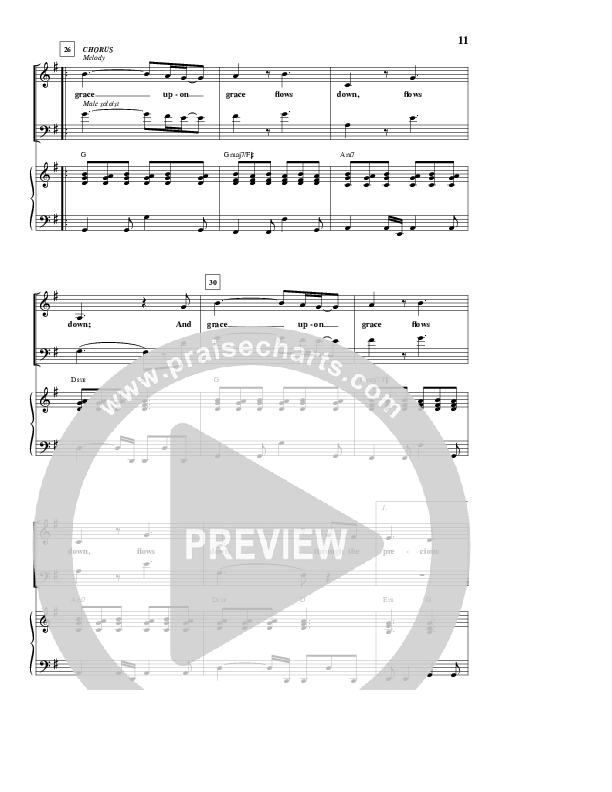 Through The Precious Blood Piano/Vocal (Sovereign Grace)