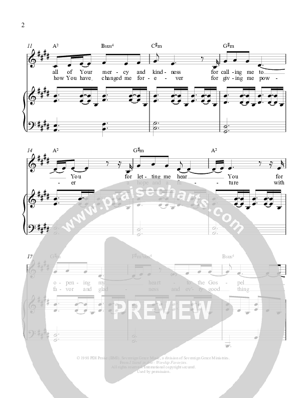 As Long As I Have Breath Lead & Piano (Sovereign Grace)