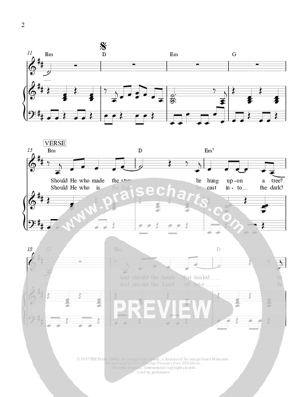 We Sing Your Mercies Lead & Piano (Sovereign Grace)