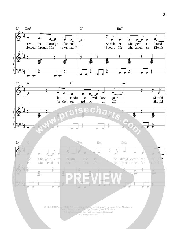 We Sing Your Mercies Lead & Piano (Sovereign Grace)