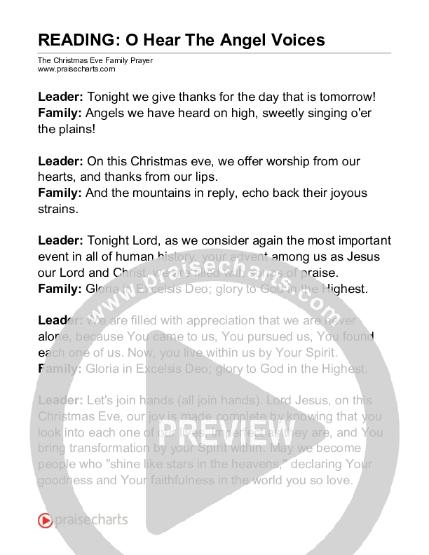 O Hear The Angel Voices (Reading) Reading (Dan Wilt)