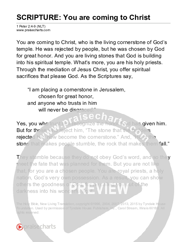 Patiently Endure (1 Peter 2) Reading (Scripture)