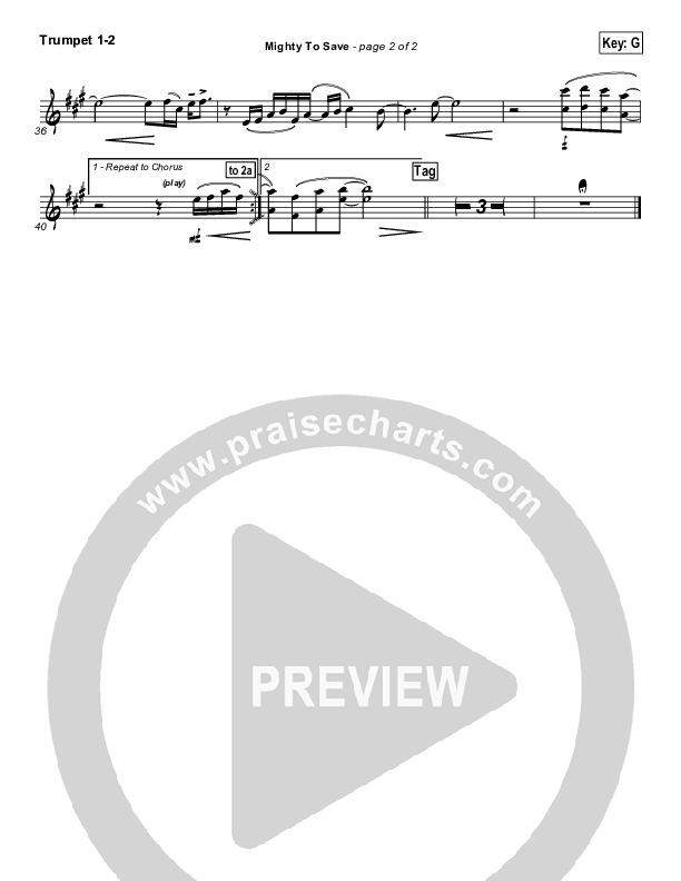 Mighty To Save Brass Pack (Laura Story)