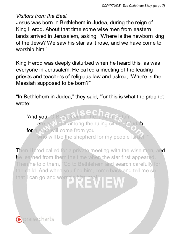 The Christmas Story (Luke 1) Reading (Scripture)