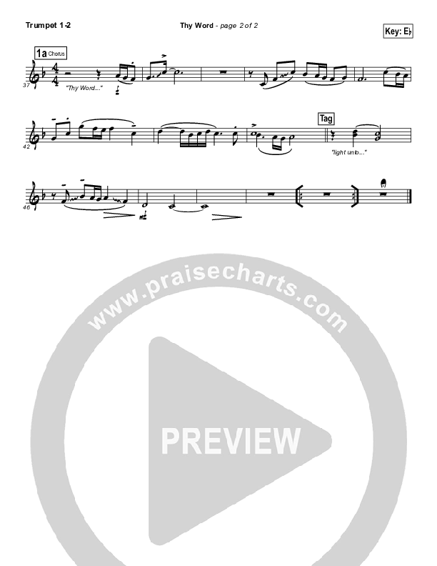 Thy Word Trumpet 1,2 (Amy Grant)