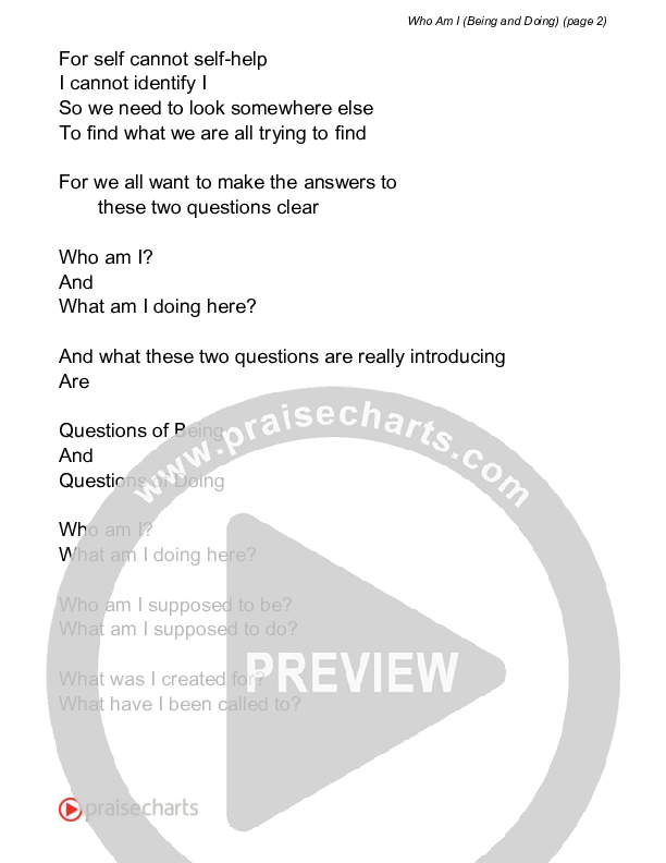 Who Am I (Reading) Reading (David Bowden Readings)