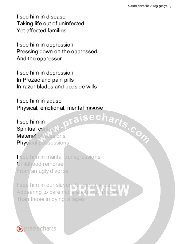 Death And His Sting (Reading) Reading (David Bowden Readings)