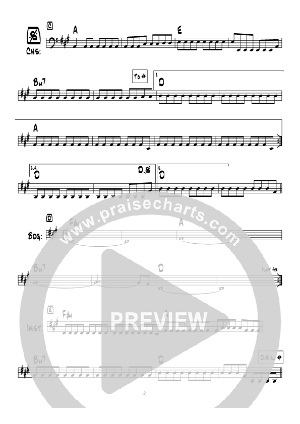 Alive In You (Instrumental) Bass Guitar (Hillsong Worship)