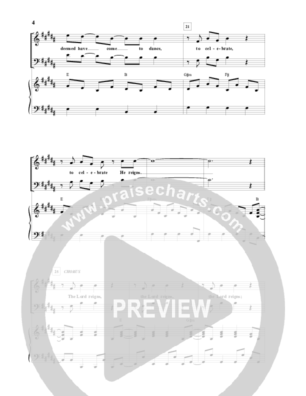 The Lord Reigns Lead & Piano (Klaus)