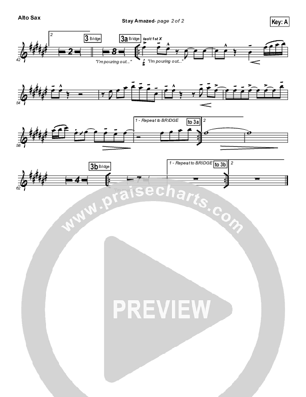 Stay Amazed Alto Sax (Klaus)