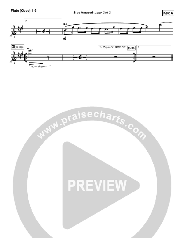 Stay Amazed Flute/Oboe 1/2/3 (Klaus)