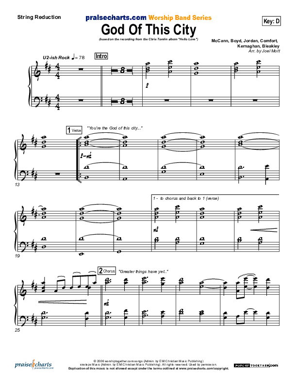 God Of This City Synth Strings (Chris Tomlin)