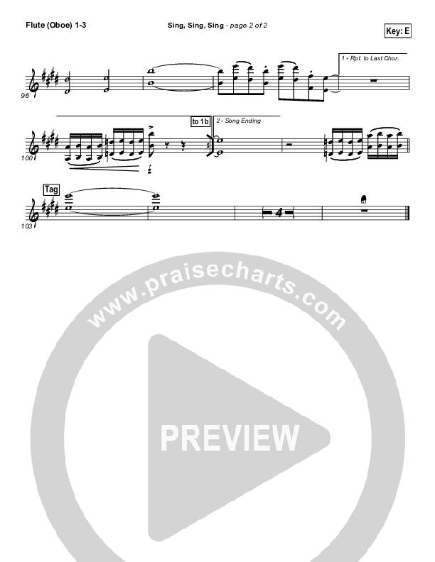 Sing Sing Sing Wind Pack (Chris Tomlin)