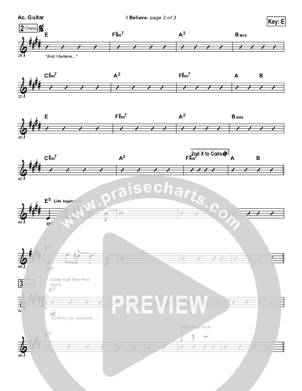 I Believe Acoustic Guitar (Dennis Jernigan)