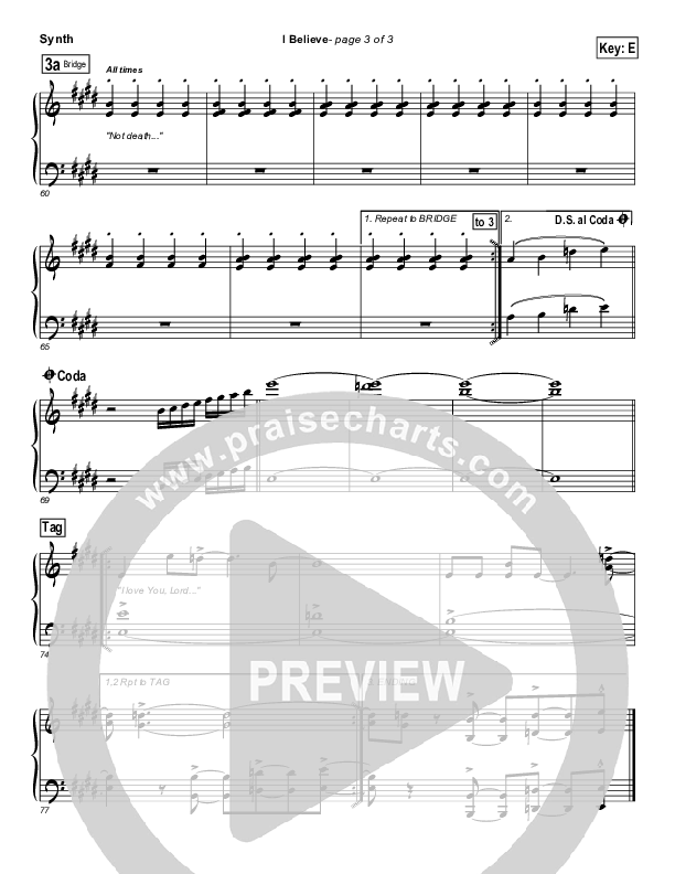 I Believe Synth Strings (Dennis Jernigan)