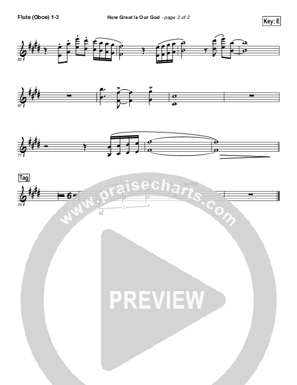 How Great is Our God Flute/Oboe 1/2/3 (Dennis Jernigan)