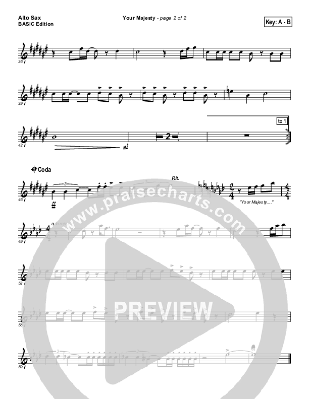 Your Majesty Alto Sax (Dennis Jernigan)