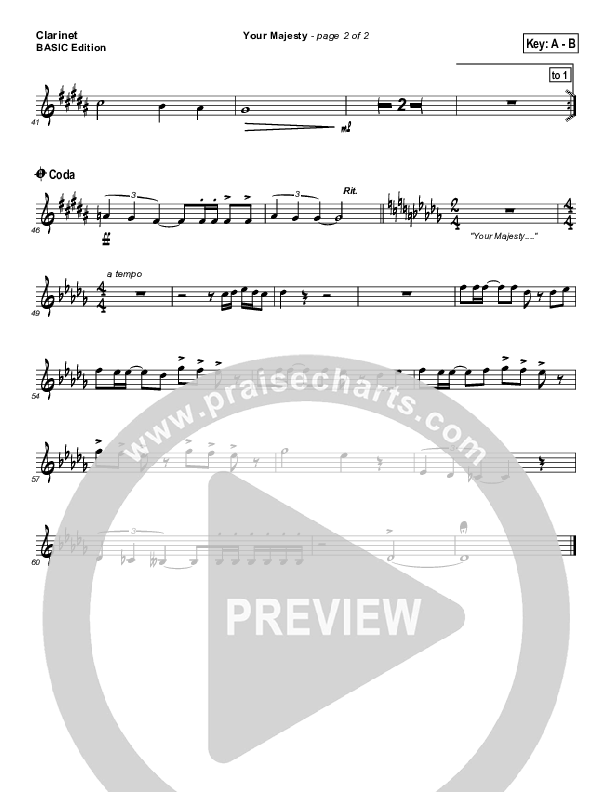 Your Majesty Clarinet (Dennis Jernigan)