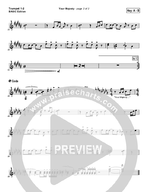 Your Majesty Trumpet 1,2 (Dennis Jernigan)