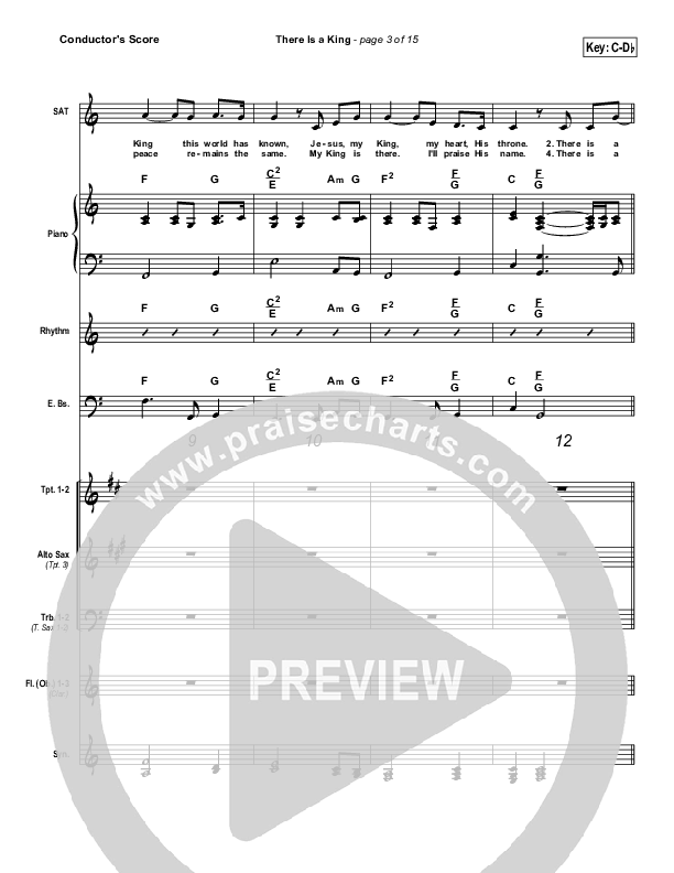 There Is A King Conductor's Score (Dennis Jernigan)