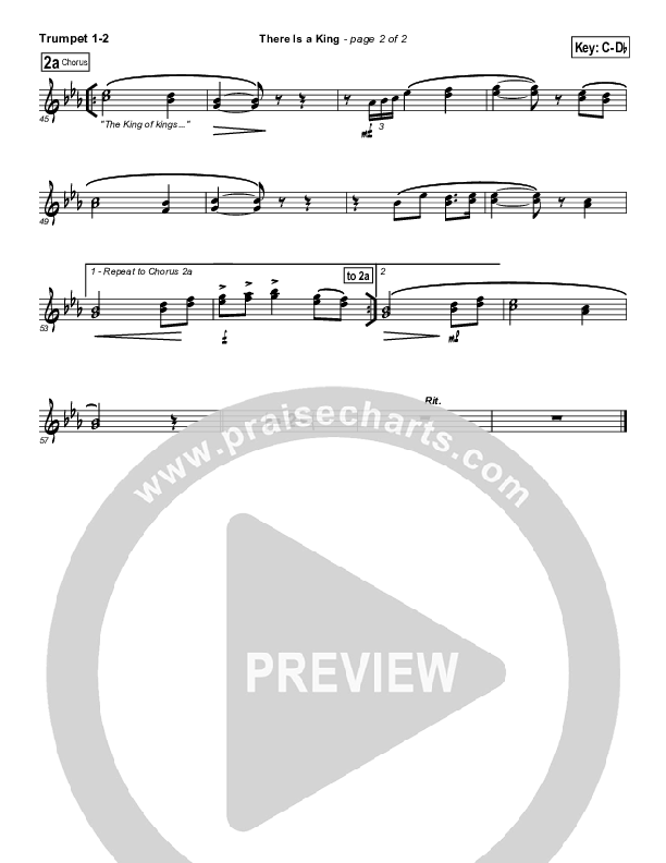 There Is A King Trumpet 1,2 (Dennis Jernigan)