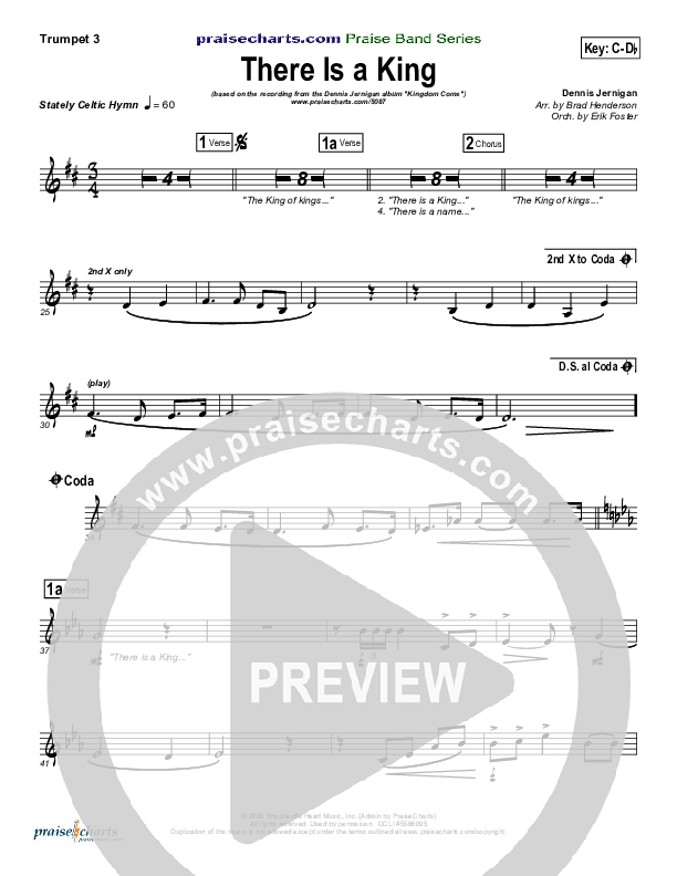 There Is A King Trumpet 3 (Dennis Jernigan)