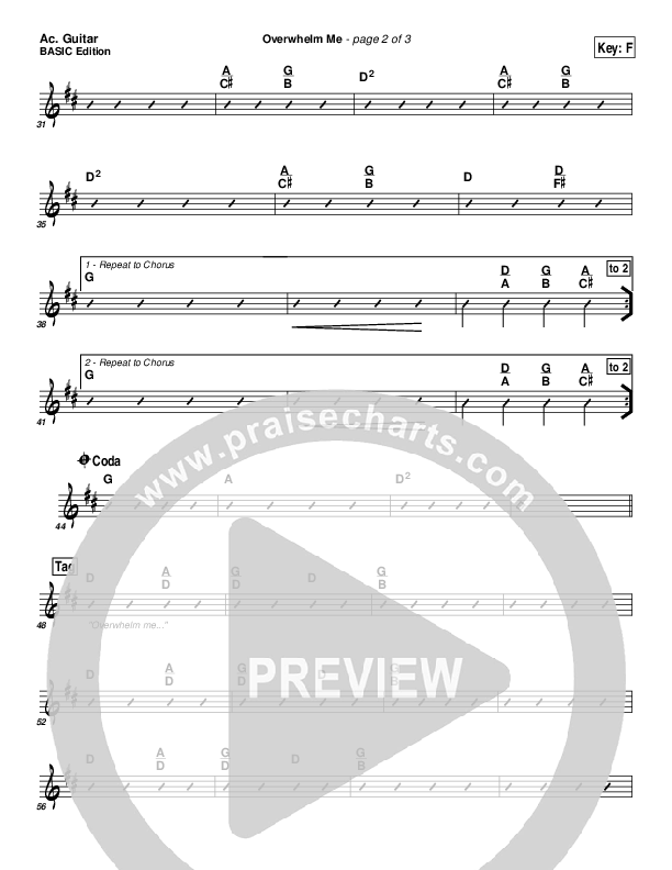 Overwhelm Me Acoustic Guitar (Dennis Jernigan)