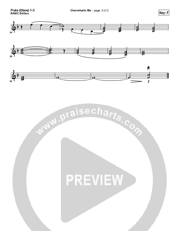 Overwhelm Me Flute/Oboe 1/2/3 (Dennis Jernigan)