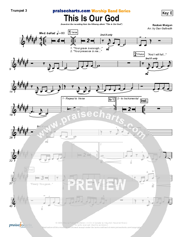 This Is Our God Trumpet 3 (Hillsong Worship)