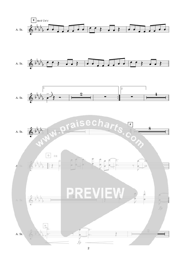 Follow The Son (Instrumental) Alto Sax (Hillsong Worship)